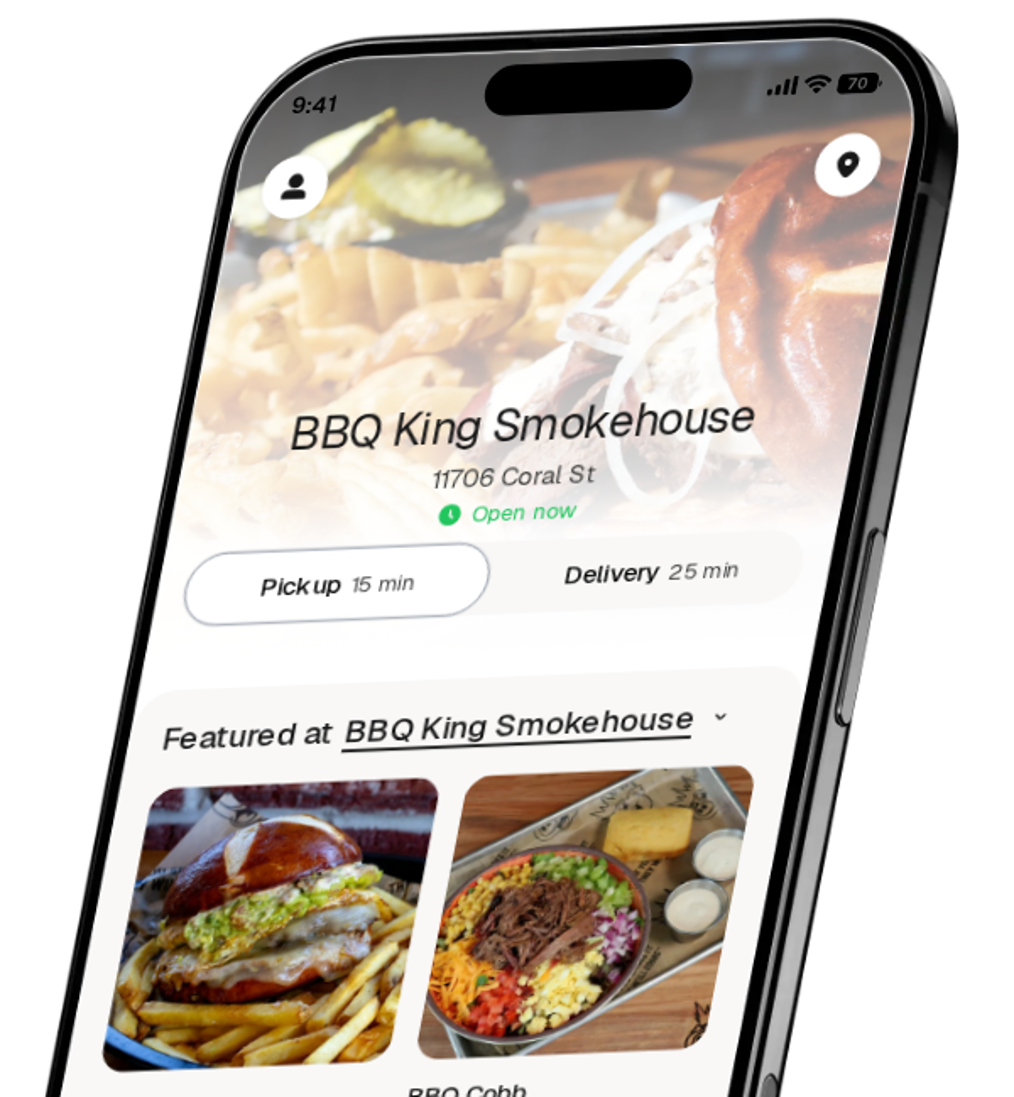 BBQ King Smokehouse app preview