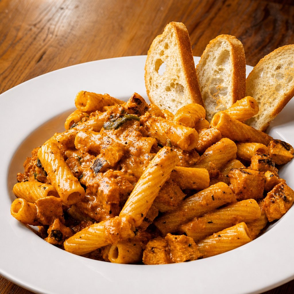 Tuscan Chicken Pasta.